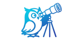 Scout with telescope